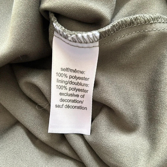 Studio Y Olive Green Tank Top with Gems | Olive Green Tank Top | Green Tank Top - Picture 6 of 11